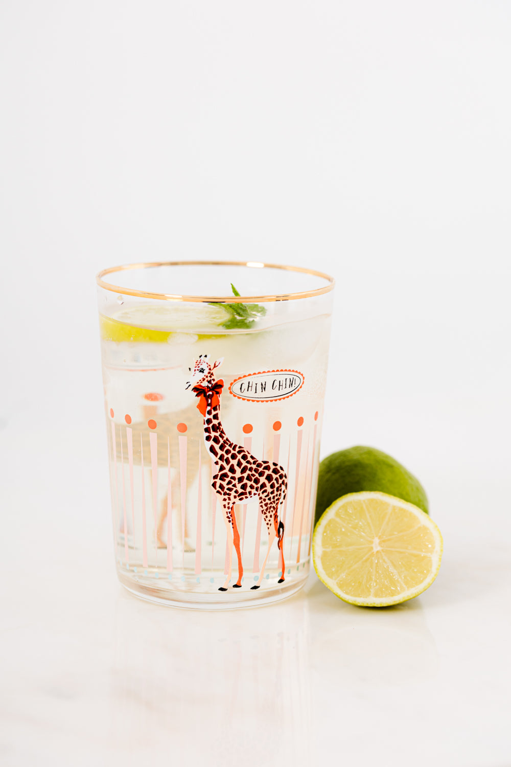 Yvonne Ellen Giraffe Hi Ball Glass 55cl