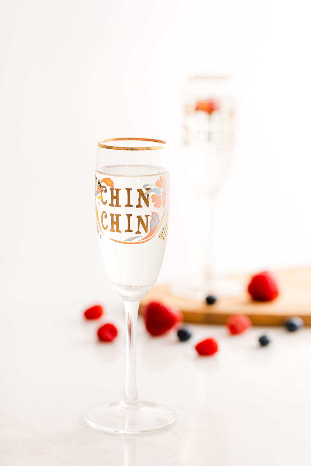 Yvonne Ellen Slogan Flute Glasses (Set of 2)