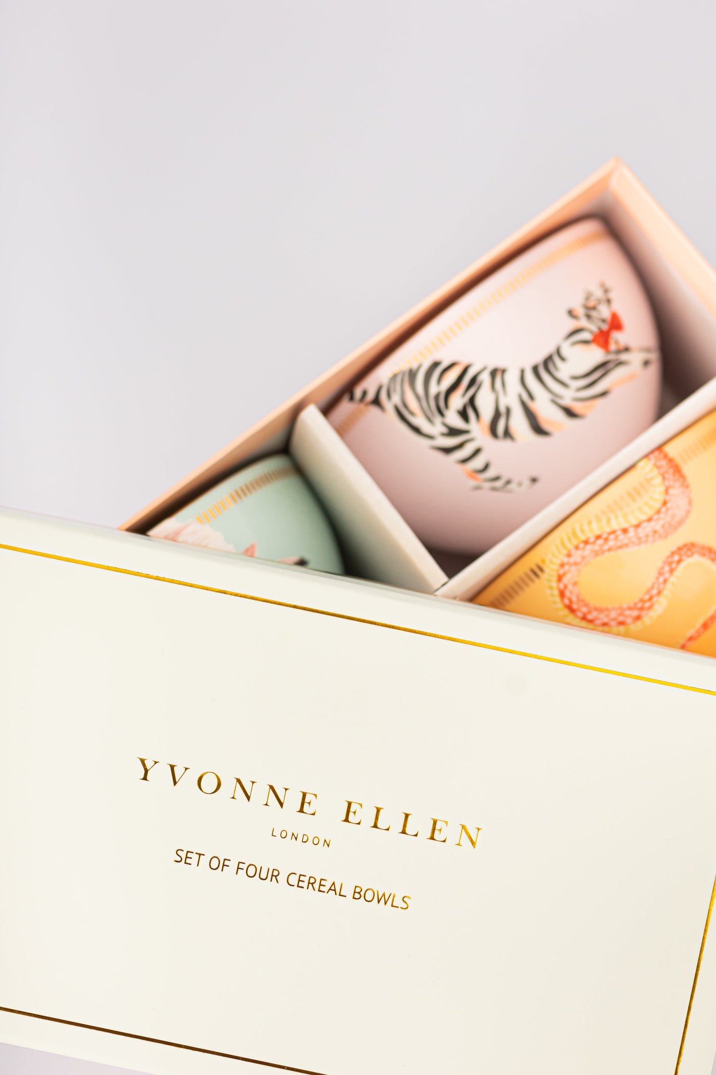 Yvonne Ellen Animal Cereal Bowls (Set of 4)