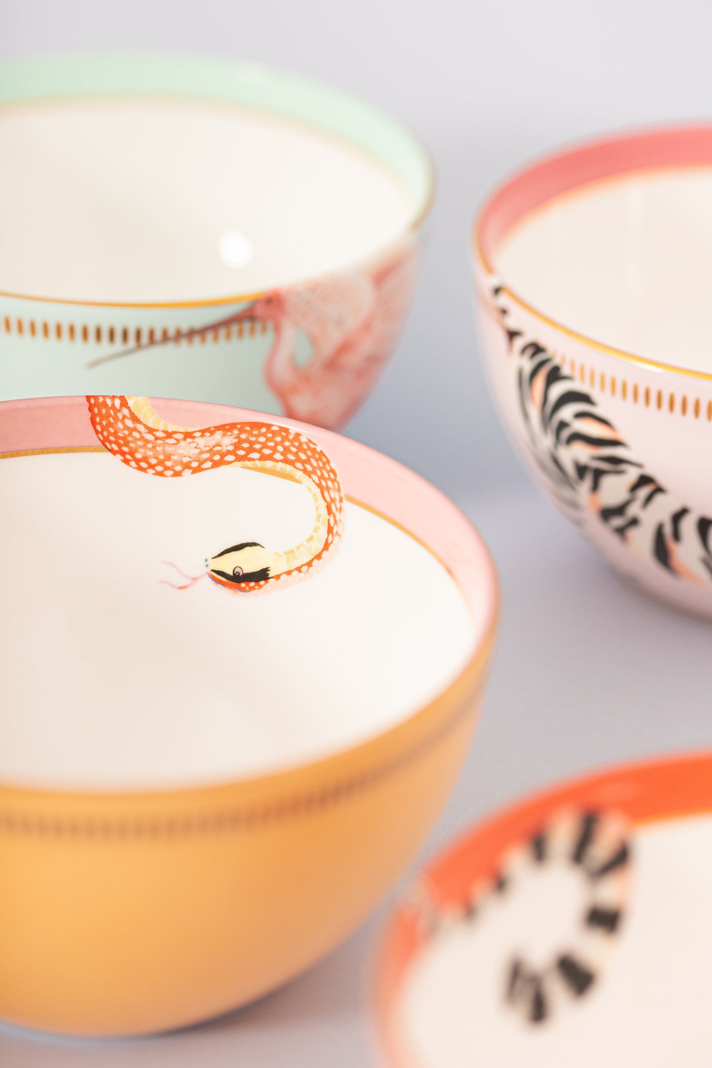 Yvonne Ellen Animal Cereal Bowls (Set of 4)