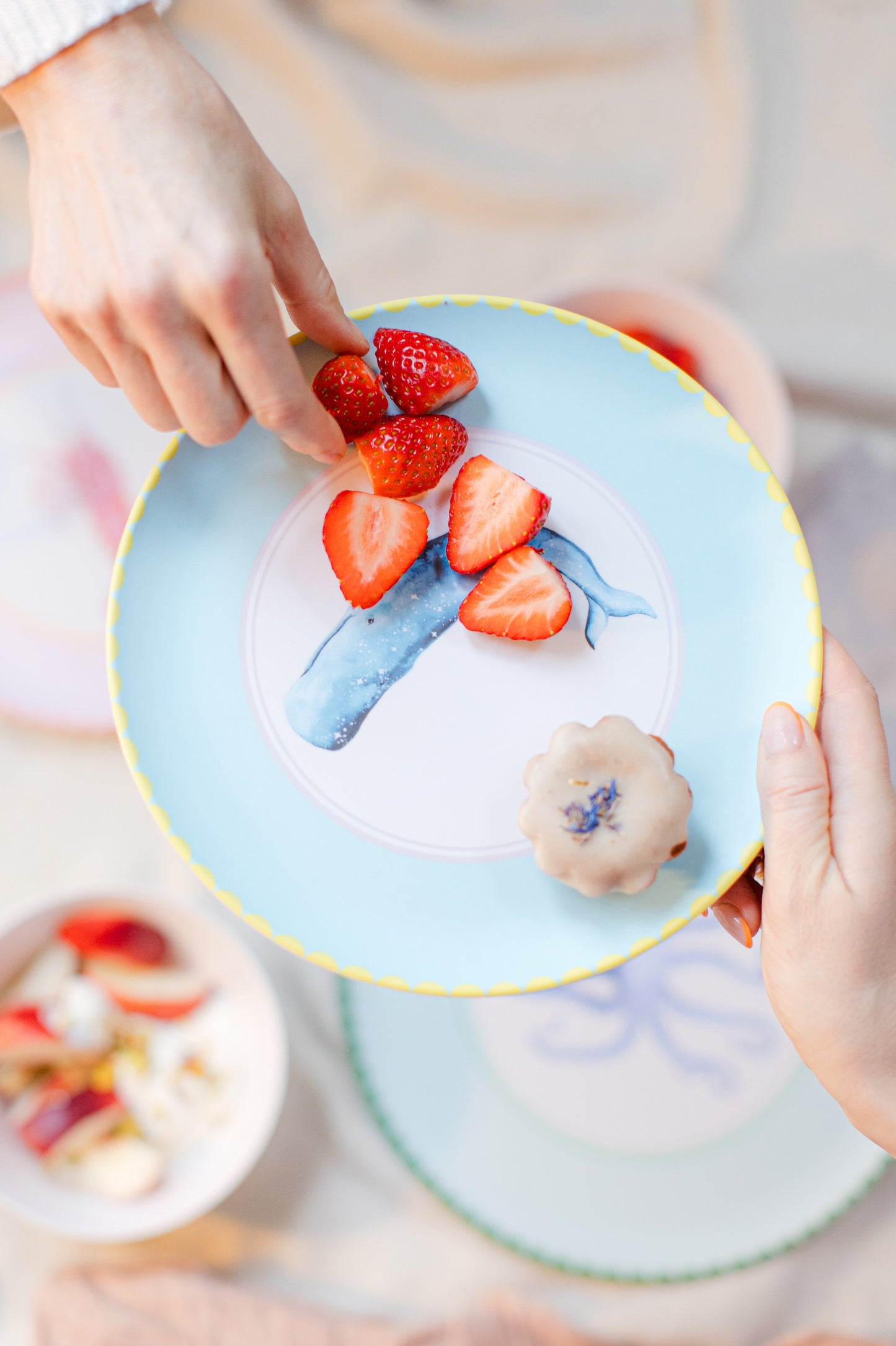 Yvonne Ellen Animal Melamine Side Plates (Set of 4)