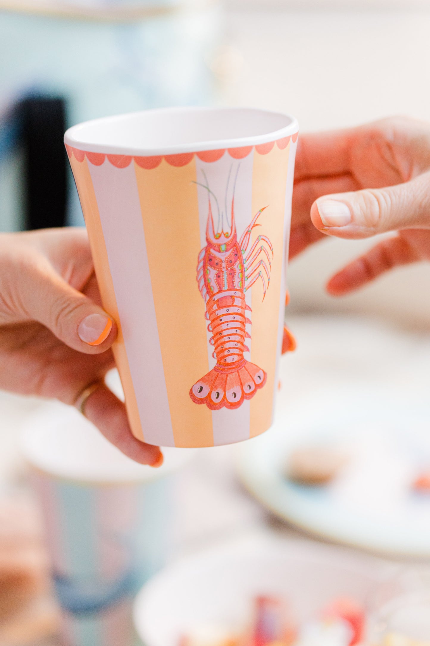 Yvonne Ellen Animal Melamine Tall Cups (Set of 4)