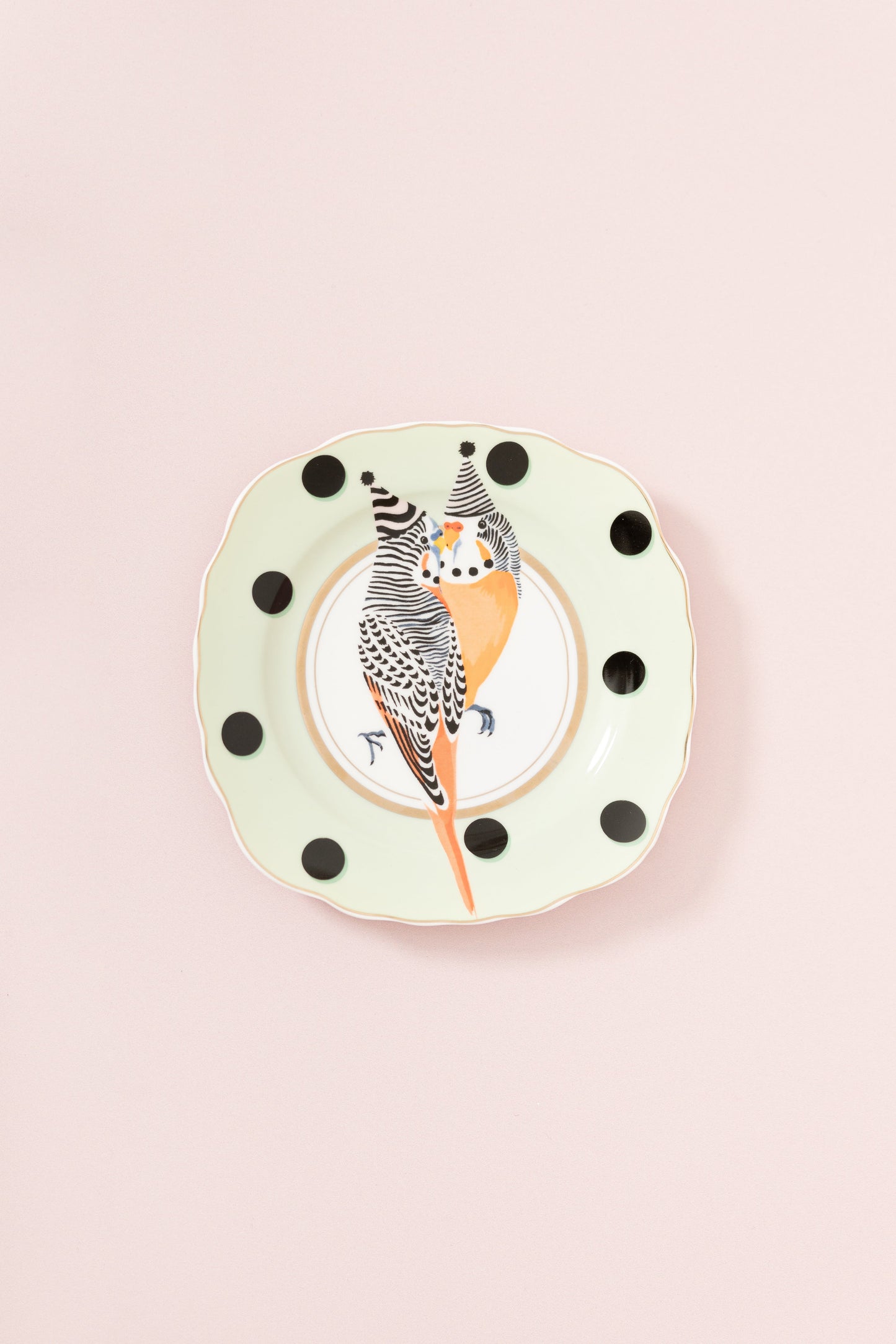 Yvonne Ellen Budgie Tea Plate 16cm