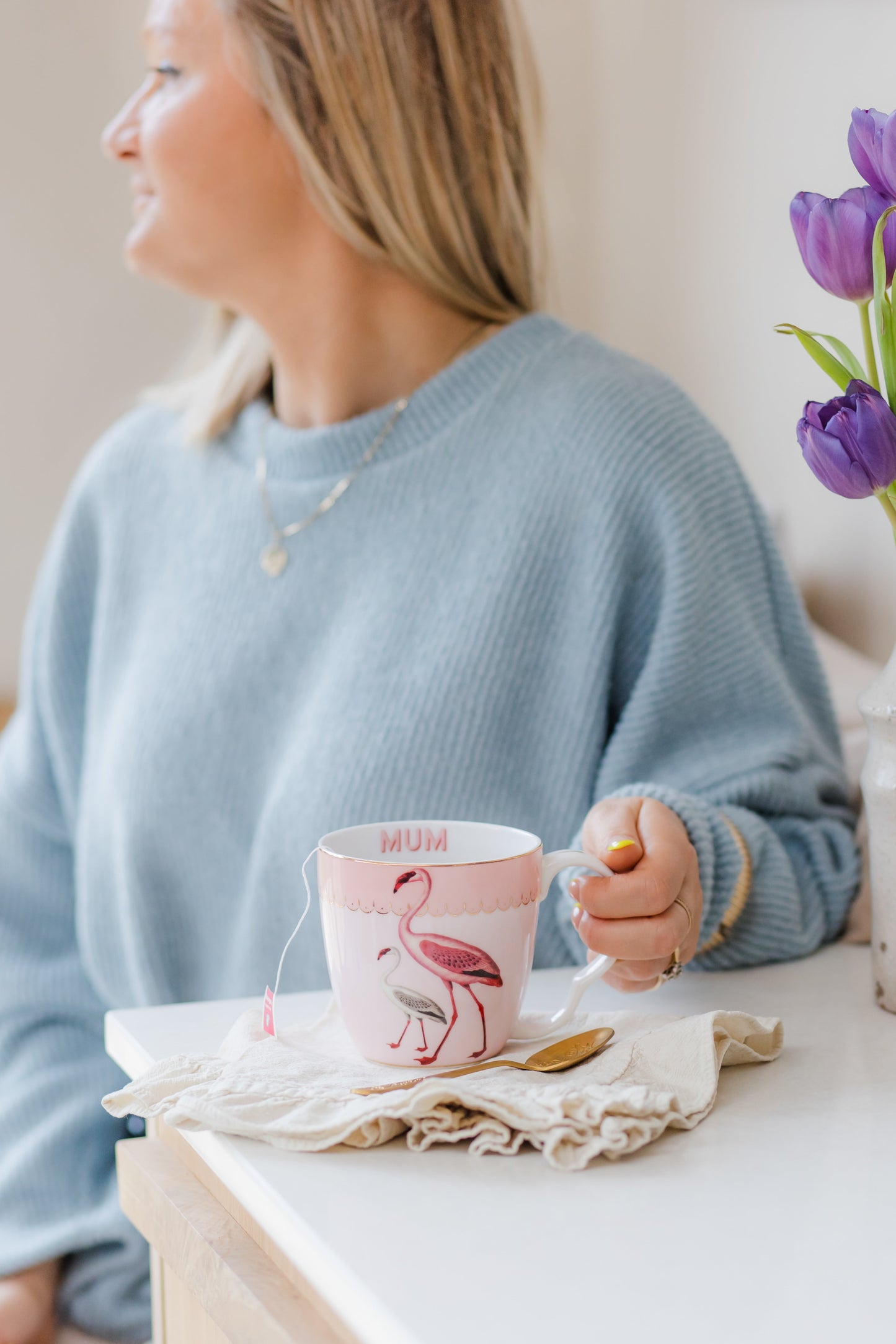 Yvonne Ellen Flamingo Mum Mug (Large)