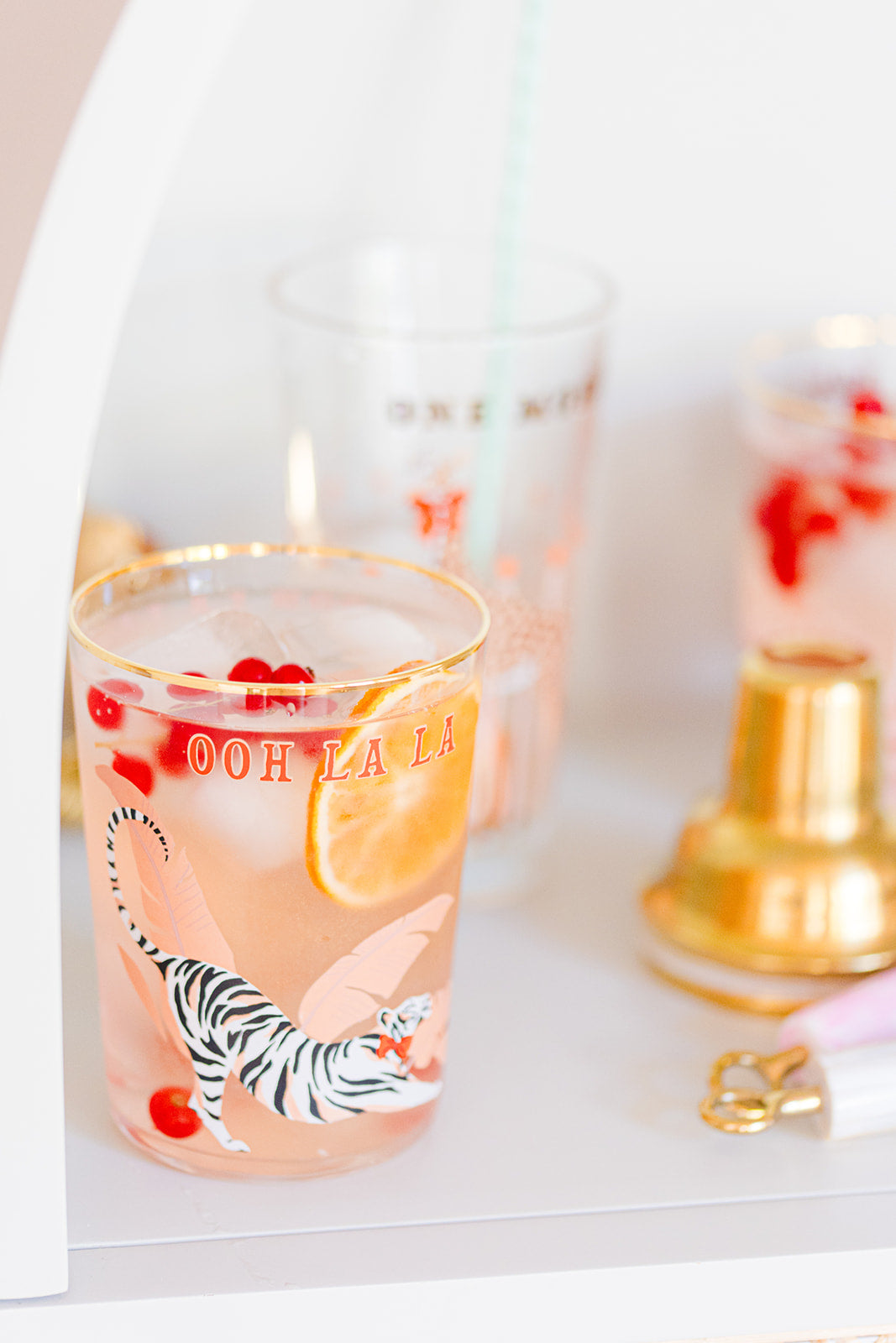 Yvonne Ellen Tiger Hi Ball Glass 55cl