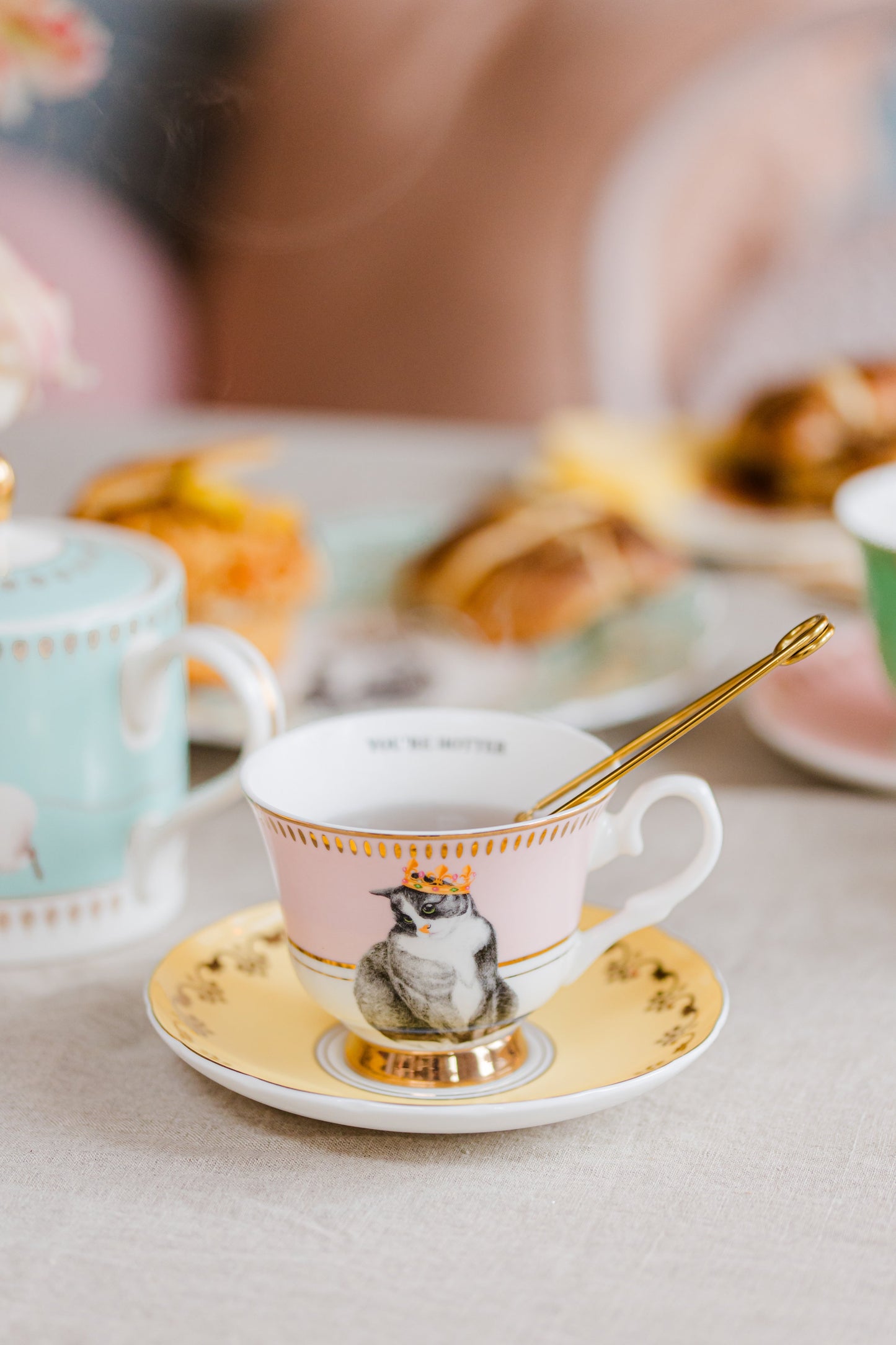 Yvonne Ellen Best of British Teacup & Saucers (Set of 2)