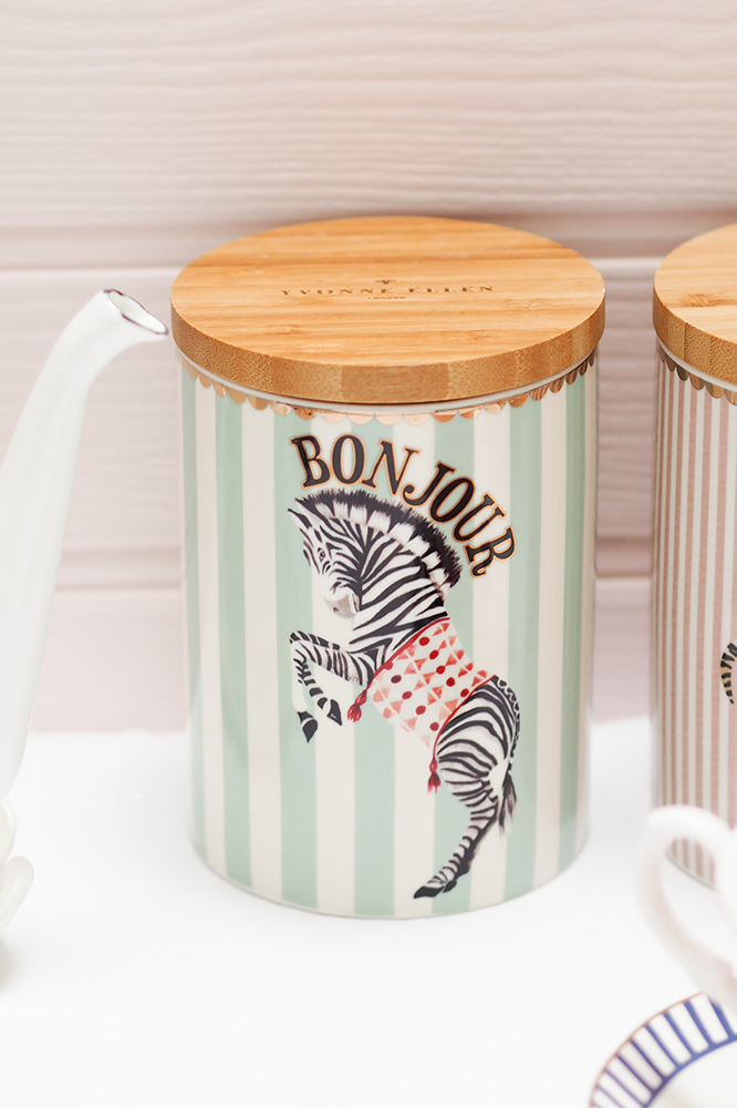 Yvonne Ellen Zebra Storage Jar (Medium)