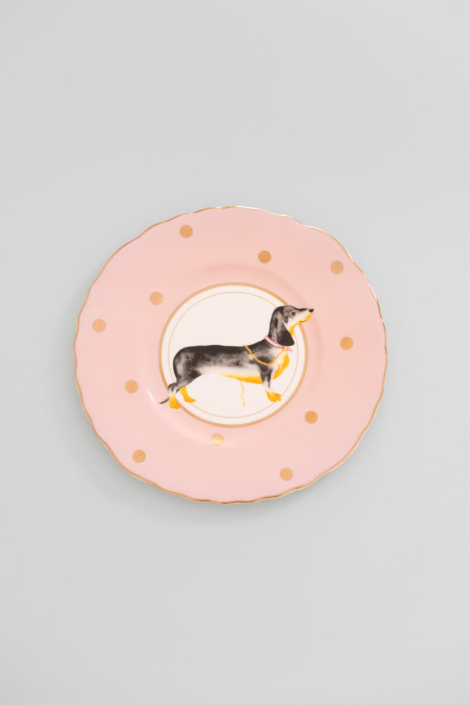 Yvonne Ellen Doggie Sandwich Plate 23cm