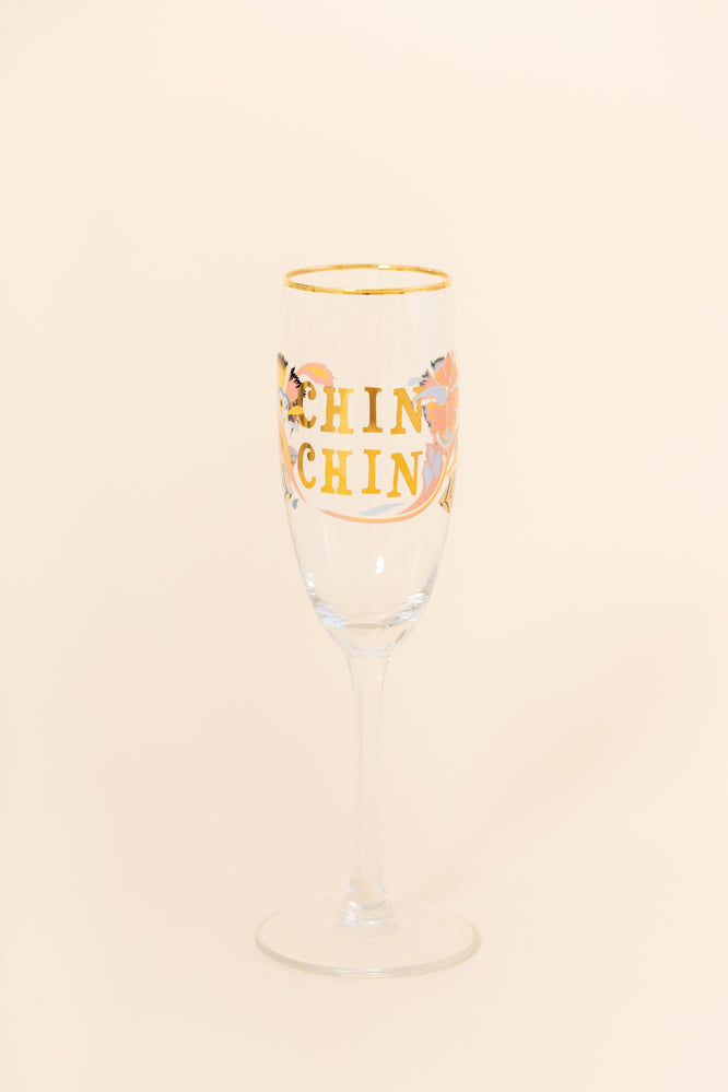 Yvonne Ellen Slogan Flute Glasses (Set of 2)