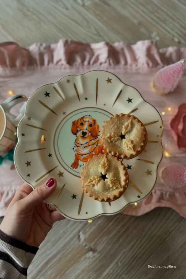 Yvonne Ellen Sausage Doggie Cake Plate