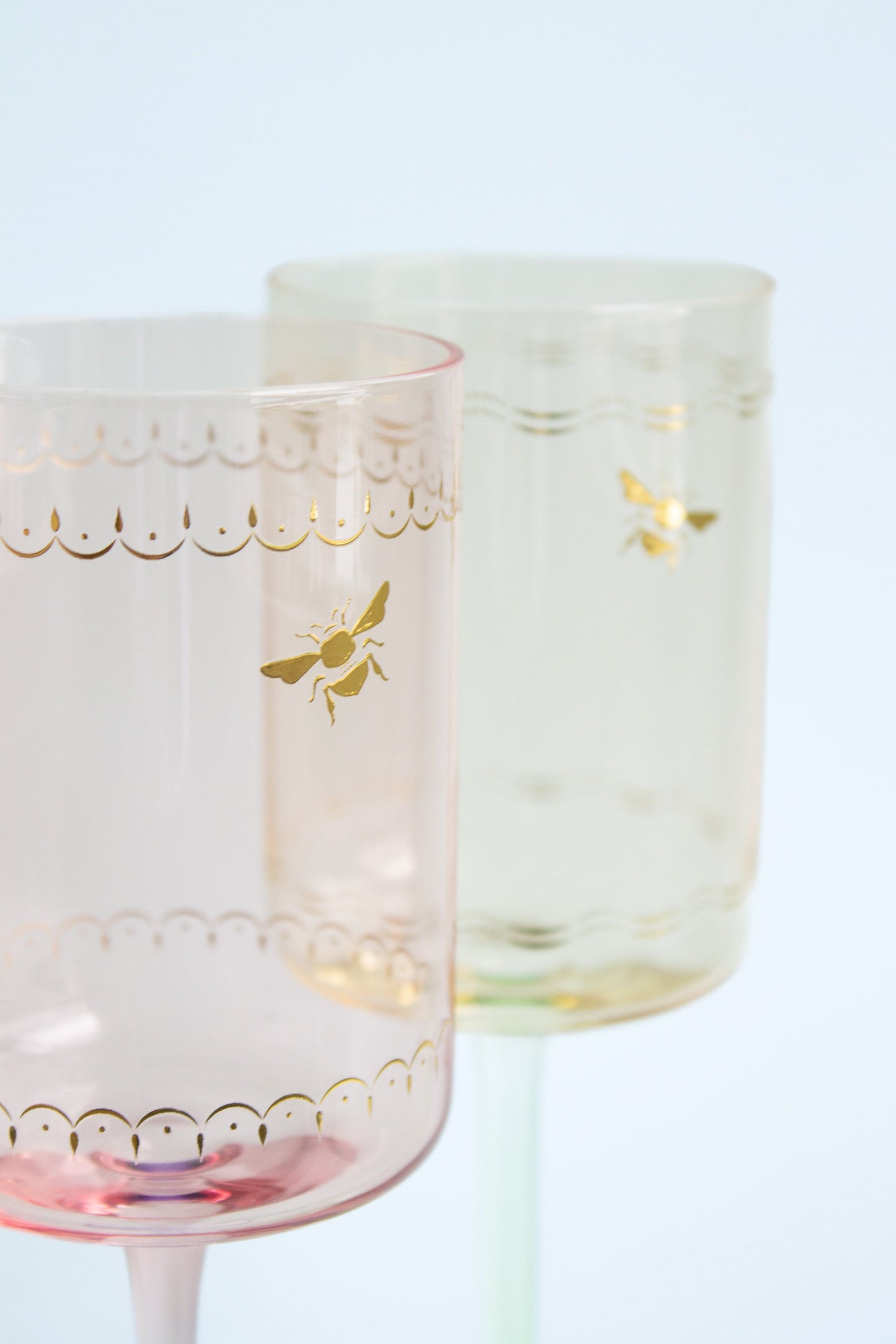 Yvonne Ellen Bee Wine Glasses (Set of 2)