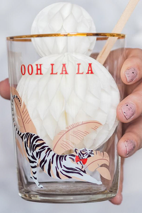 Yvonne Ellen Tiger Hi Ball Glass 55cl