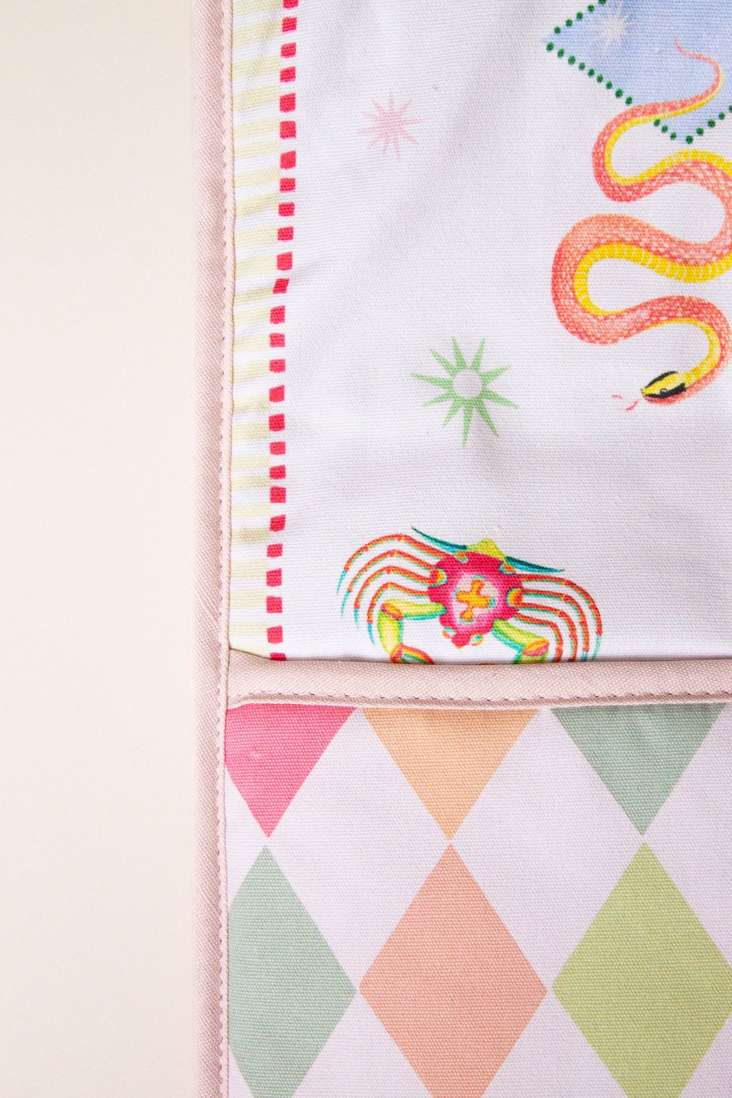 Yvonne Ellen Harlequin Double Oven Gloves