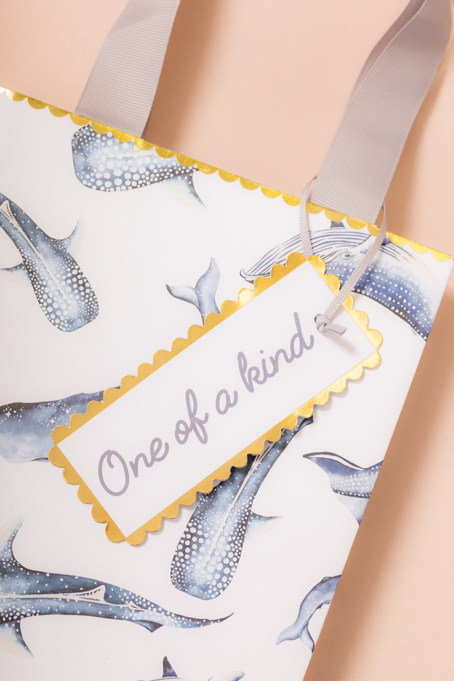 Yvonne Ellen Mini Whale Gift Bag (Small)