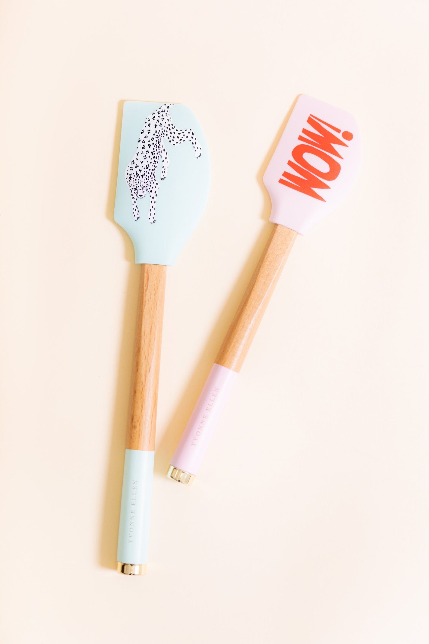 Yvonne Ellen Cheetah/WOW Spatulas (Set of 2)