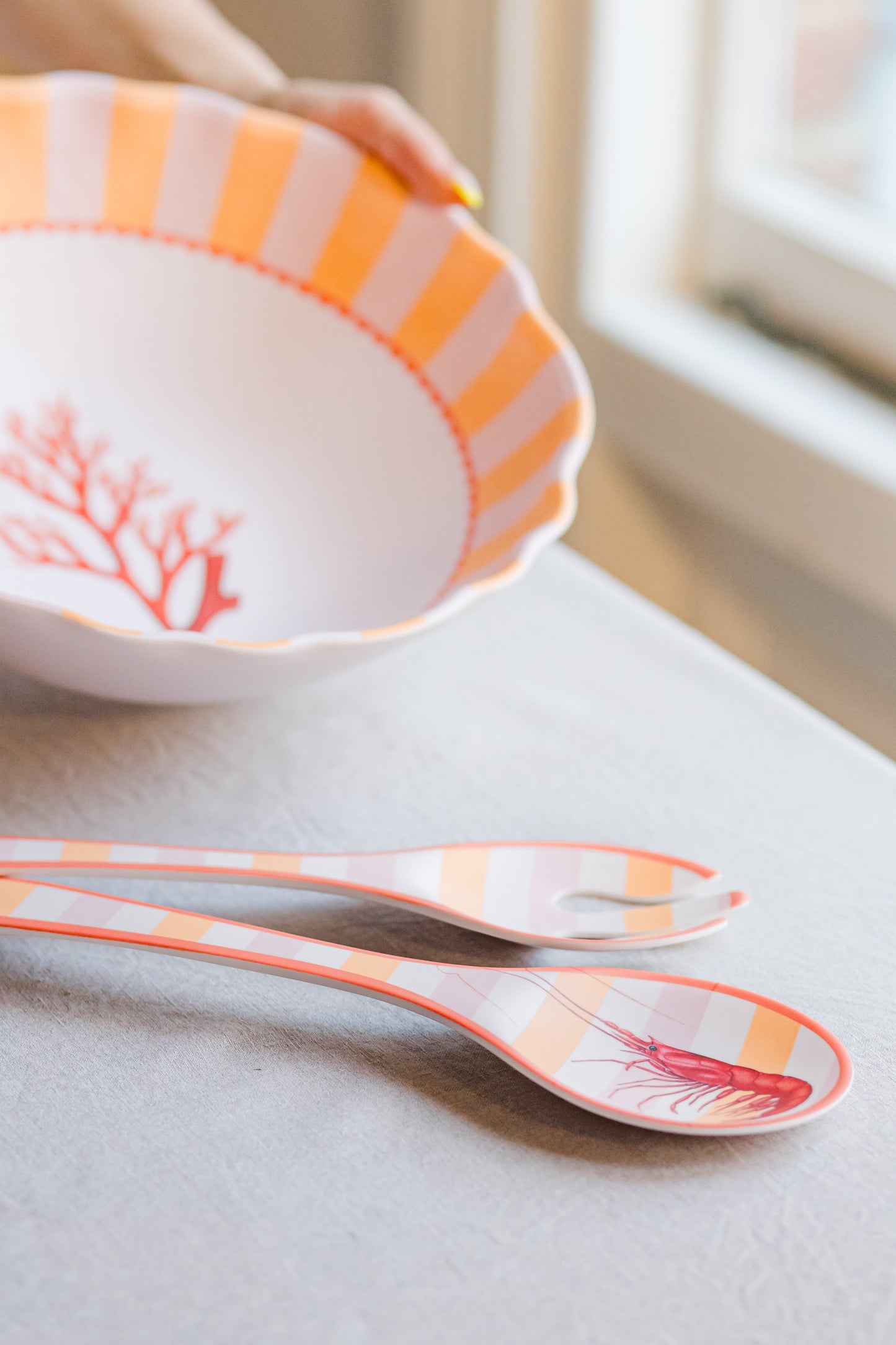 Yvonne Ellen Animal Melamine Salad Servers