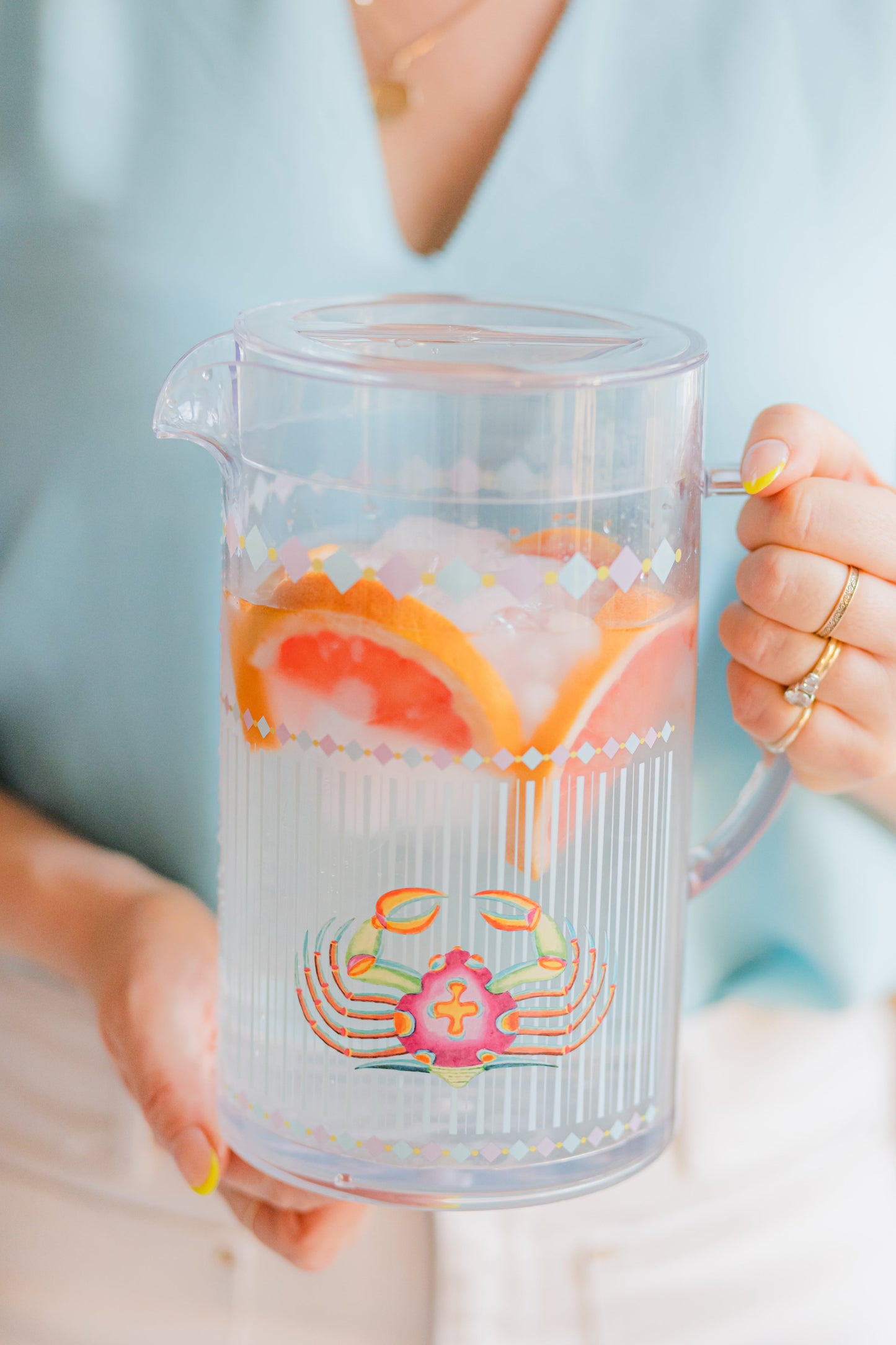 Yvonne Ellen Crab Picnic Pitcher Jug