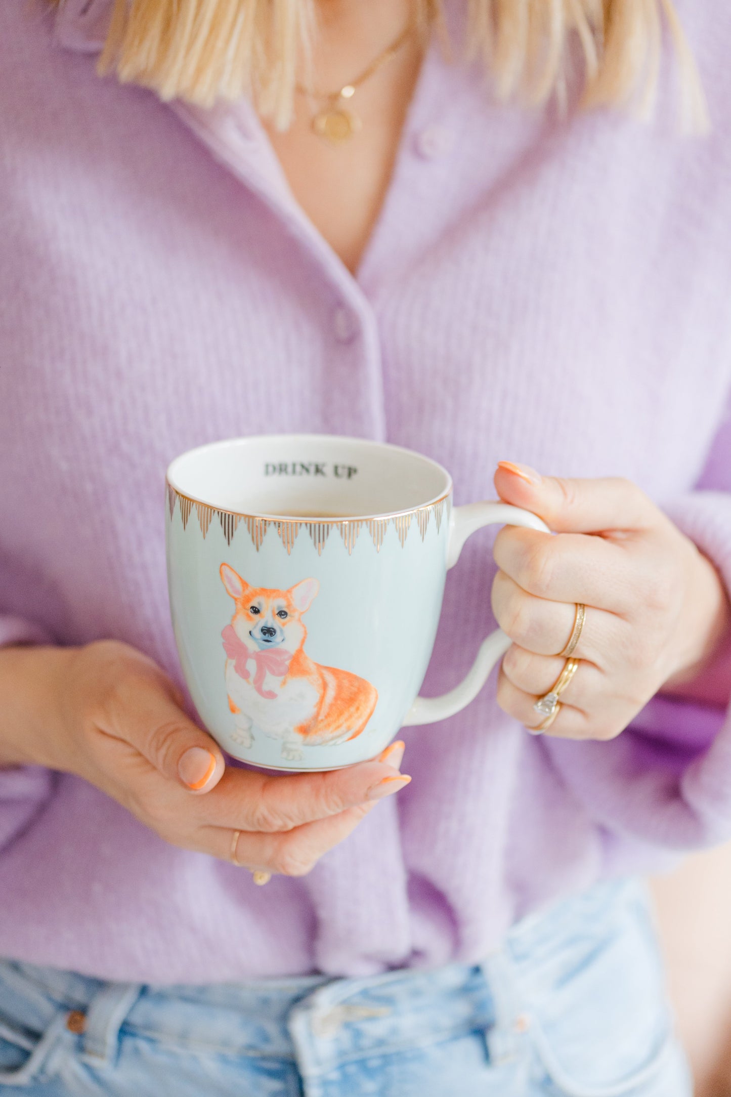 Yvonne Ellen Best of British Corgi Mug (Large)