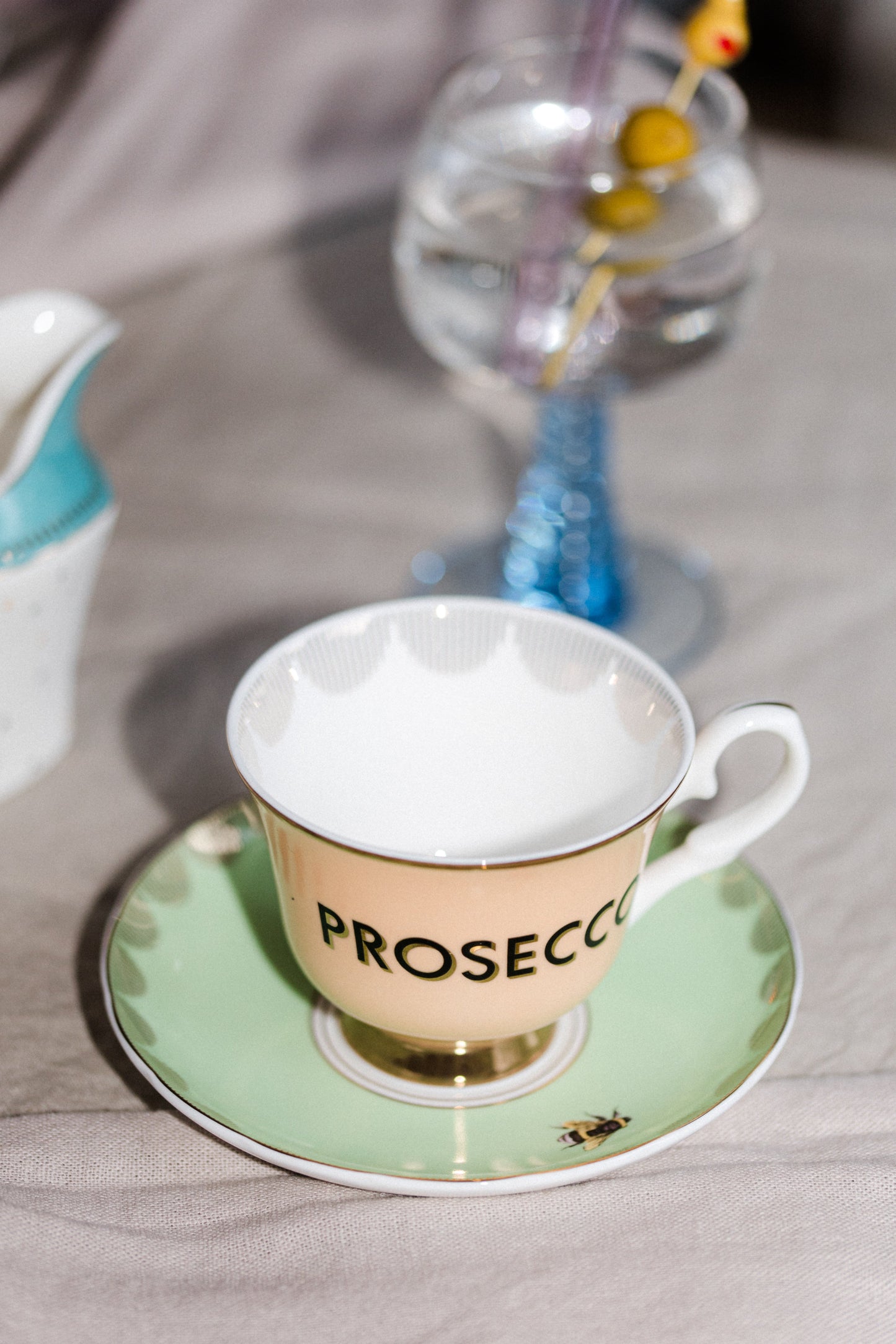 Yvonne Ellen Prosecco Teacup and Saucer