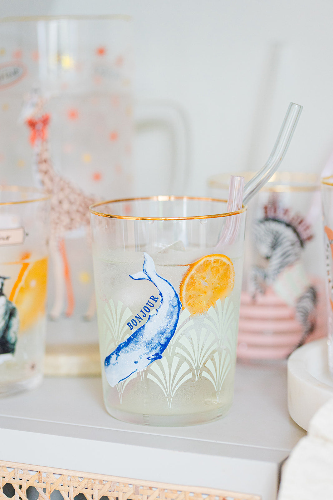 Yvonne Ellen Whale Hi Ball Glass 55cl