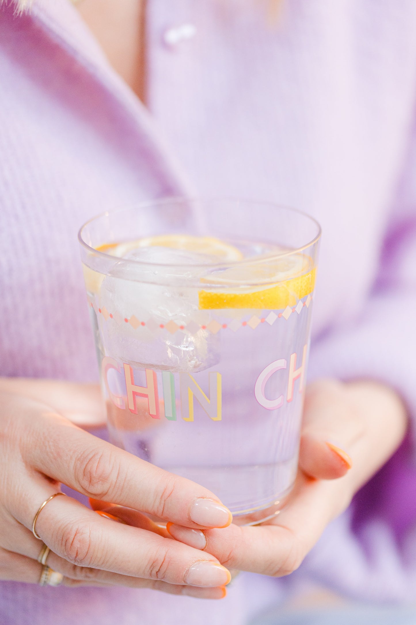 Yvonne Ellen Slogan Plastic Tumbler Glasses (Set of 4)