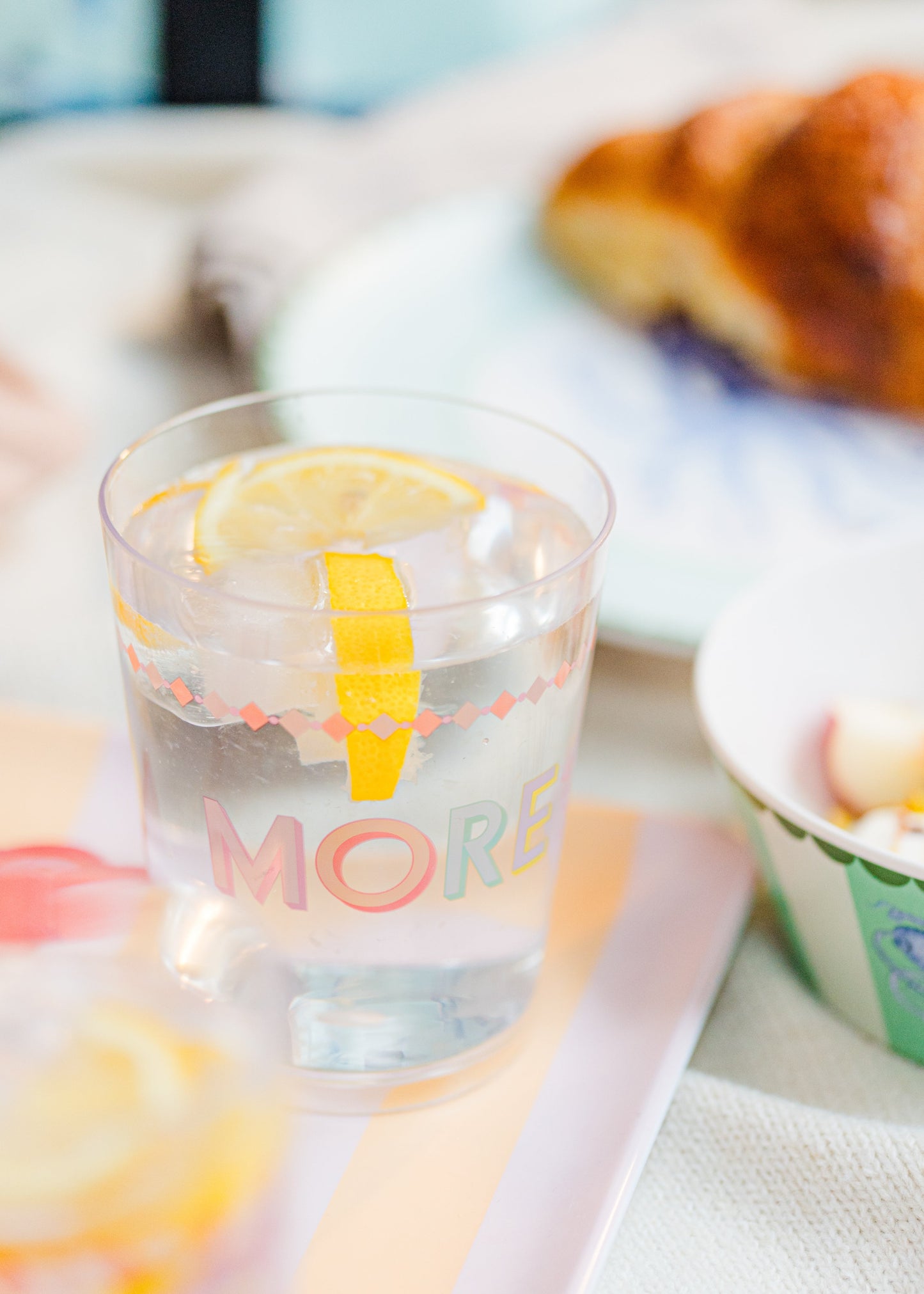 Yvonne Ellen Slogan Plastic Tumbler Glasses (Set of 4)