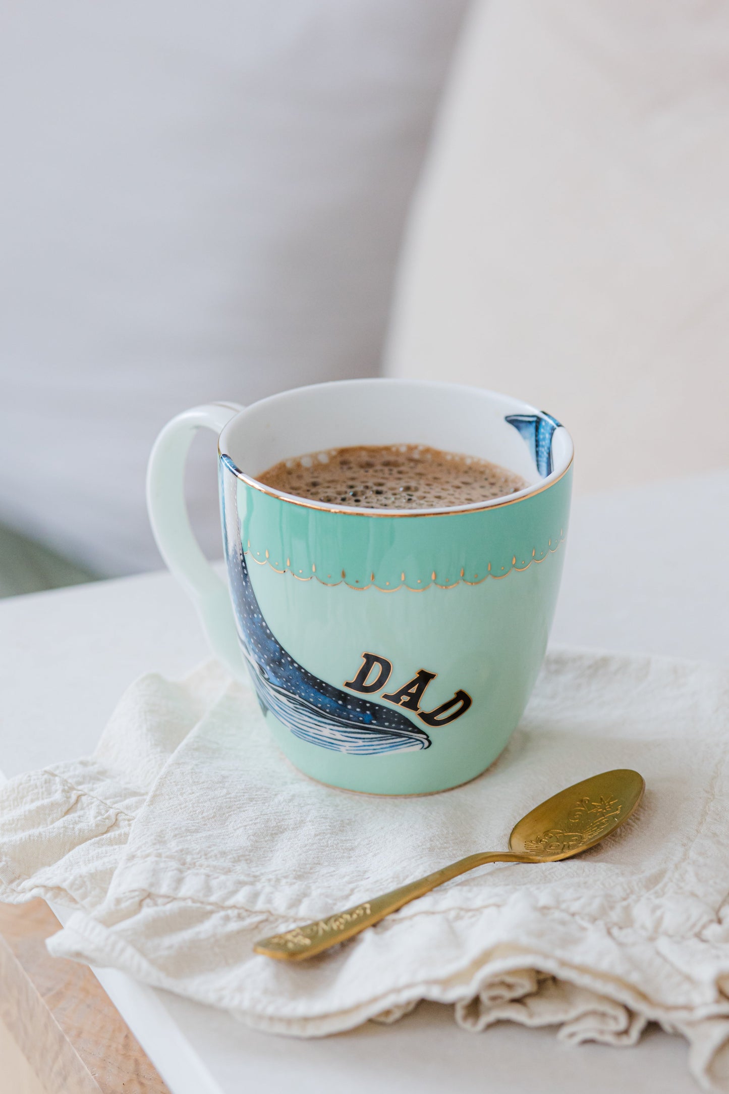 Yvonne Ellen Whale Dad Mug (Large)