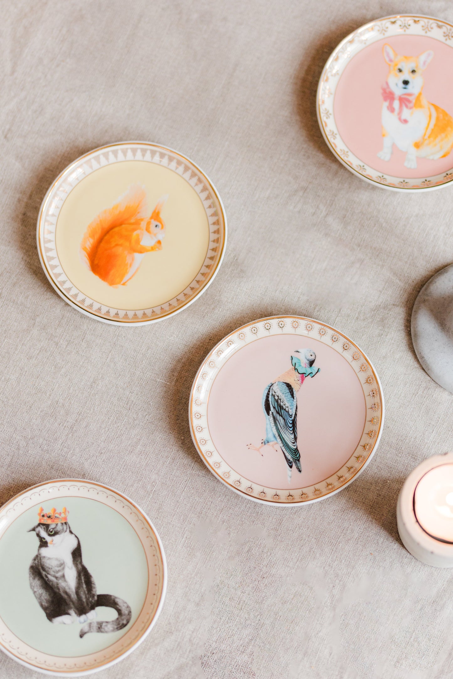 Yvonne Ellen Best of British Coaster (Set of 4)