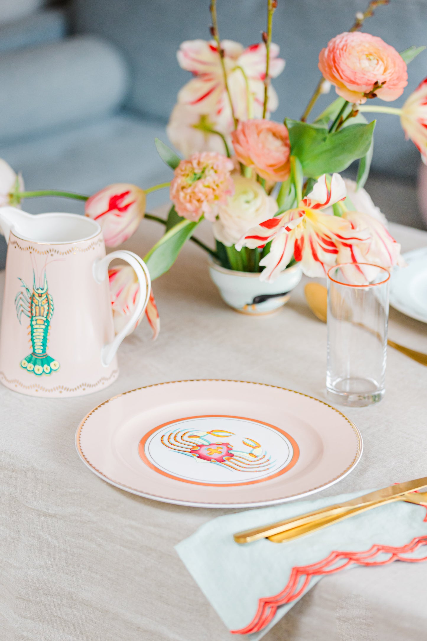 Yvonne Ellen Under The Sea Dinner Plates 26.5cm (Set of 4)