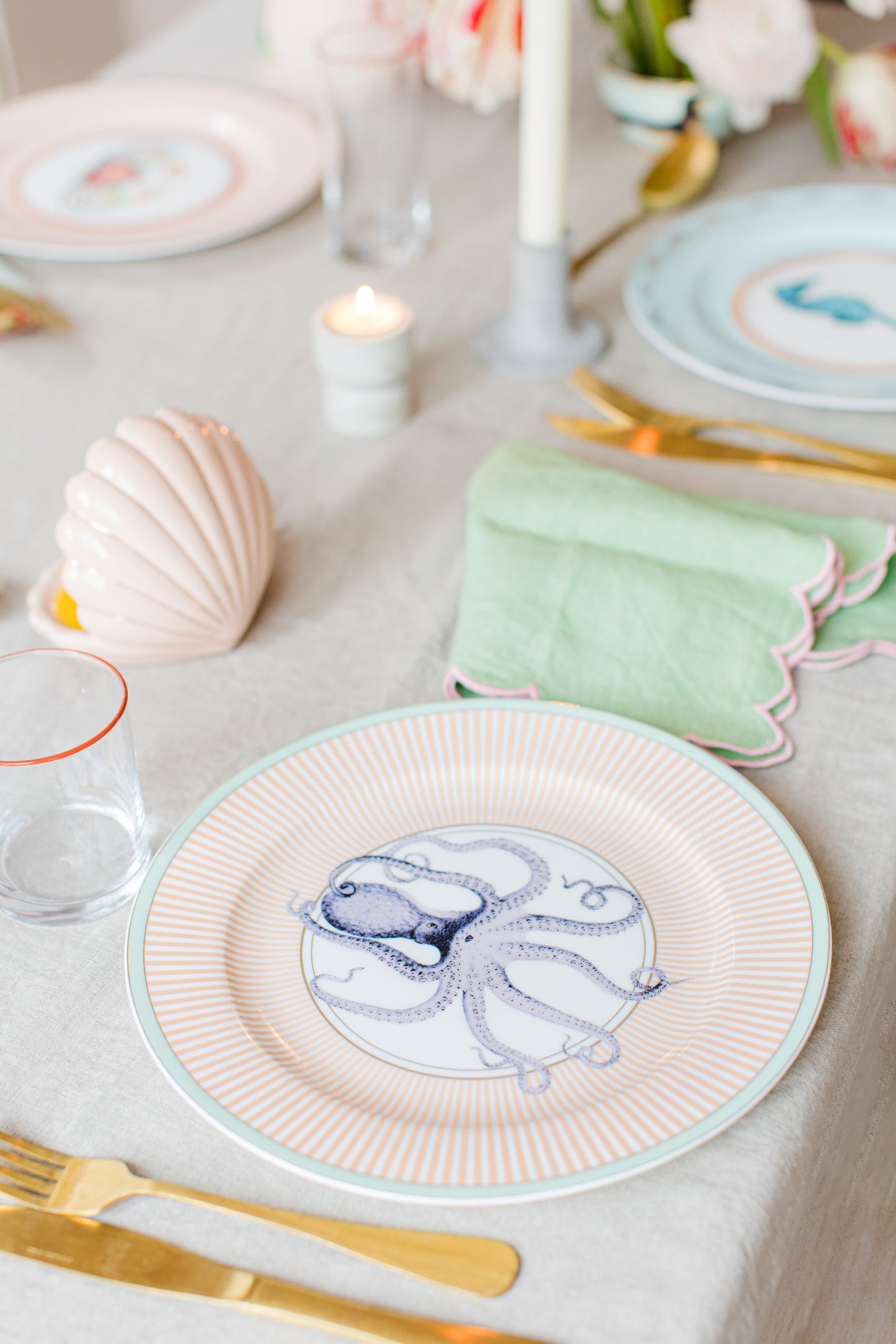Yvonne Ellen Under The Sea Dinner Plates 26.5cm (Set of 4)