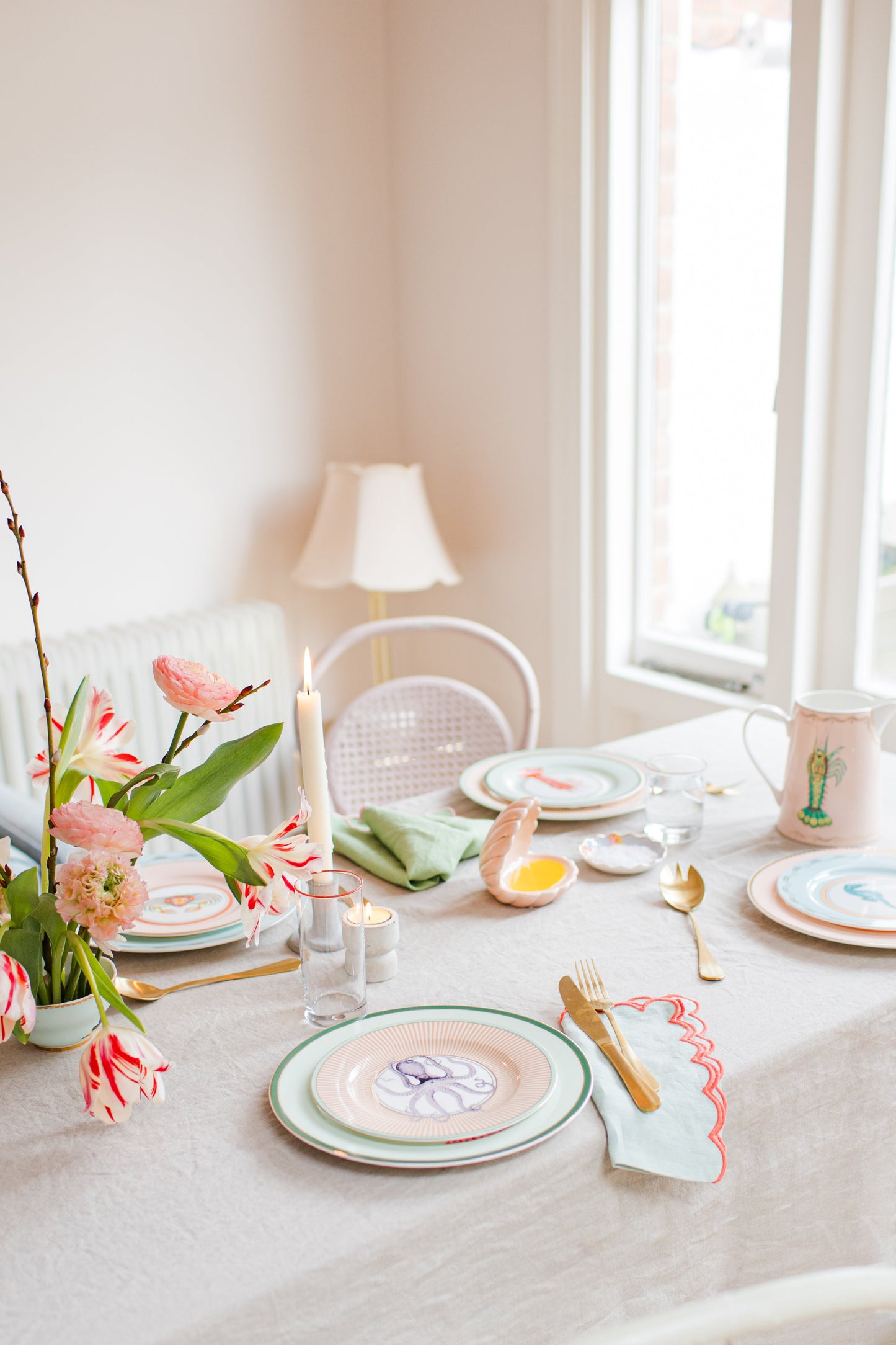 Yvonne Ellen Under The Sea Side Plates 20cm (Set of 4)