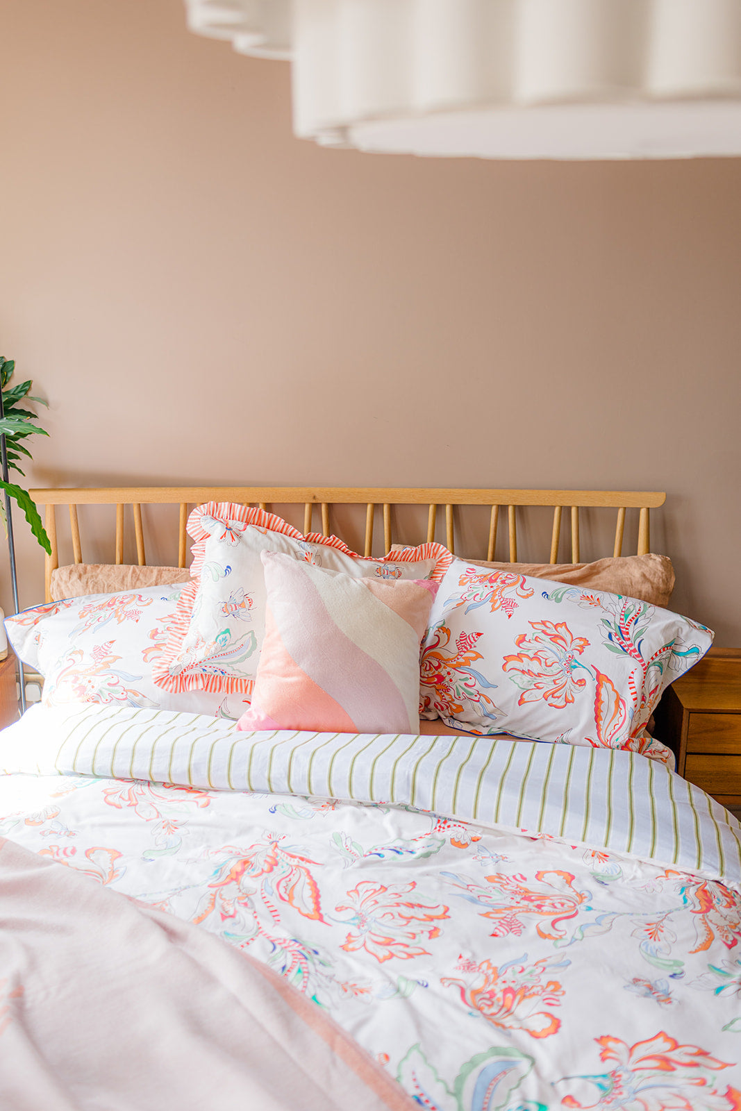 Yvonne Ellen Signature Floral Oxford Pillowcase Pair