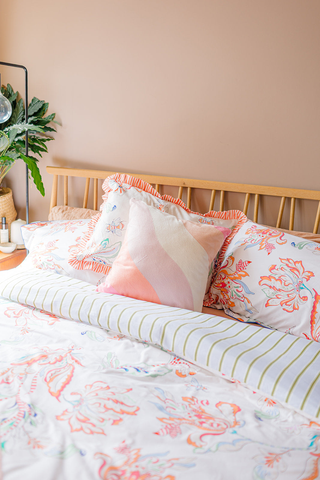 Yvonne Ellen Signature Floral Oxford Pillowcase Pair