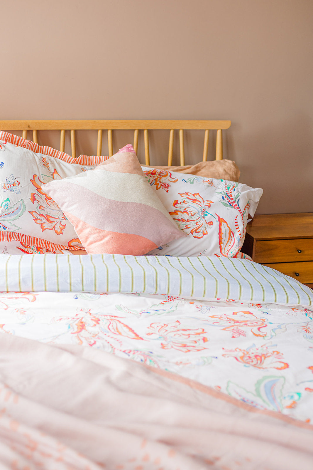 Yvonne Ellen Signature Floral Oxford Pillowcase Pair