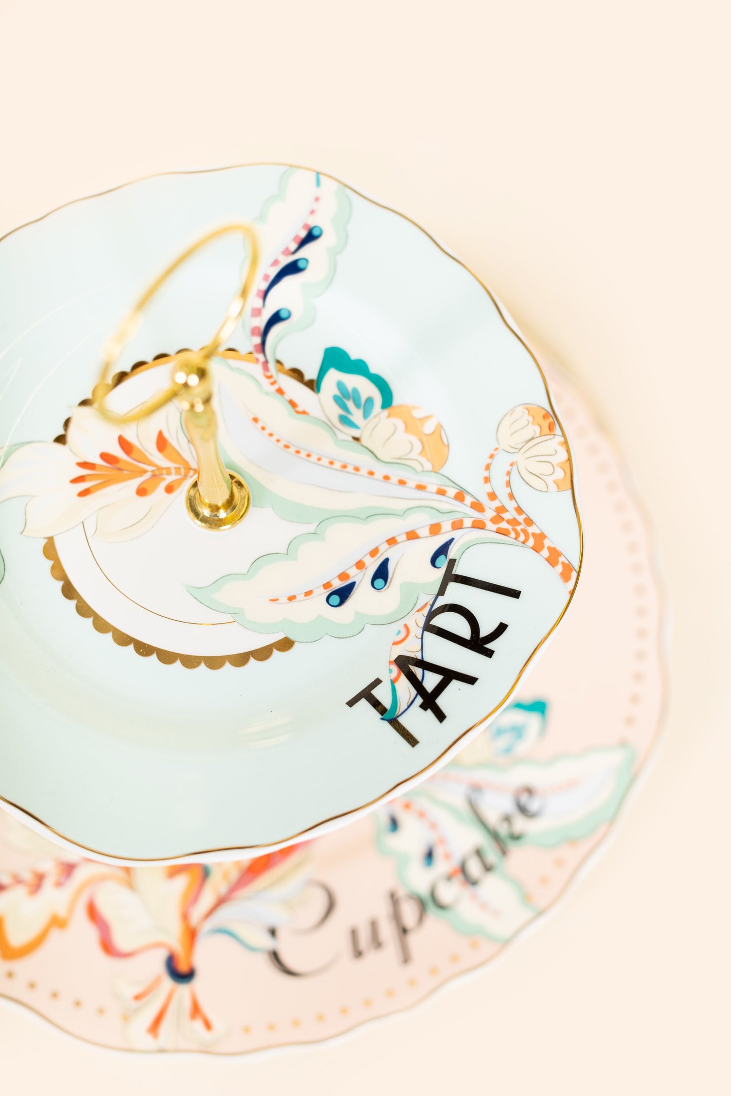 Yvonne Ellen Floral Two Tier Cake Stand