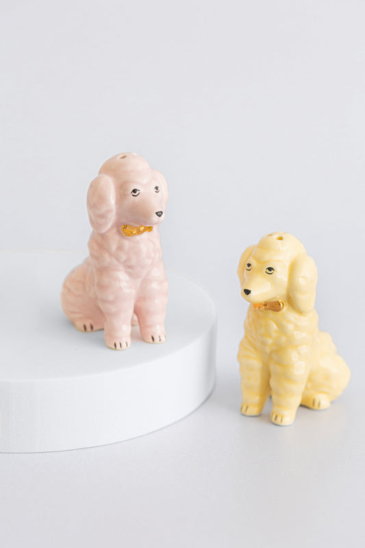 Yvonne Ellen Pastel Poodle Salt & Pepper Shakers (Set of 2)