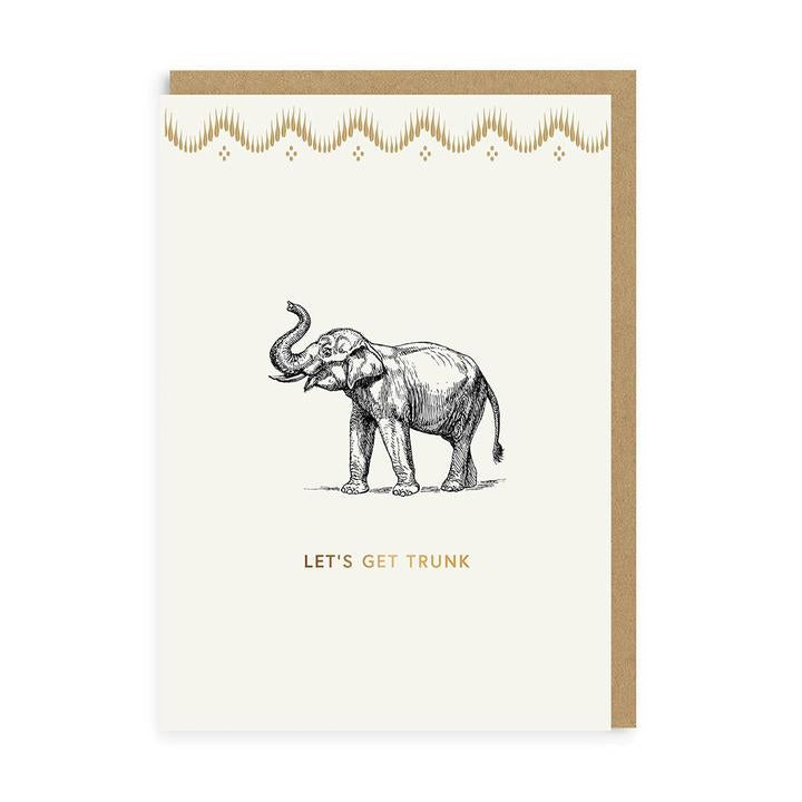 Yvonne Ellen Mono Let's Get Trunk Card