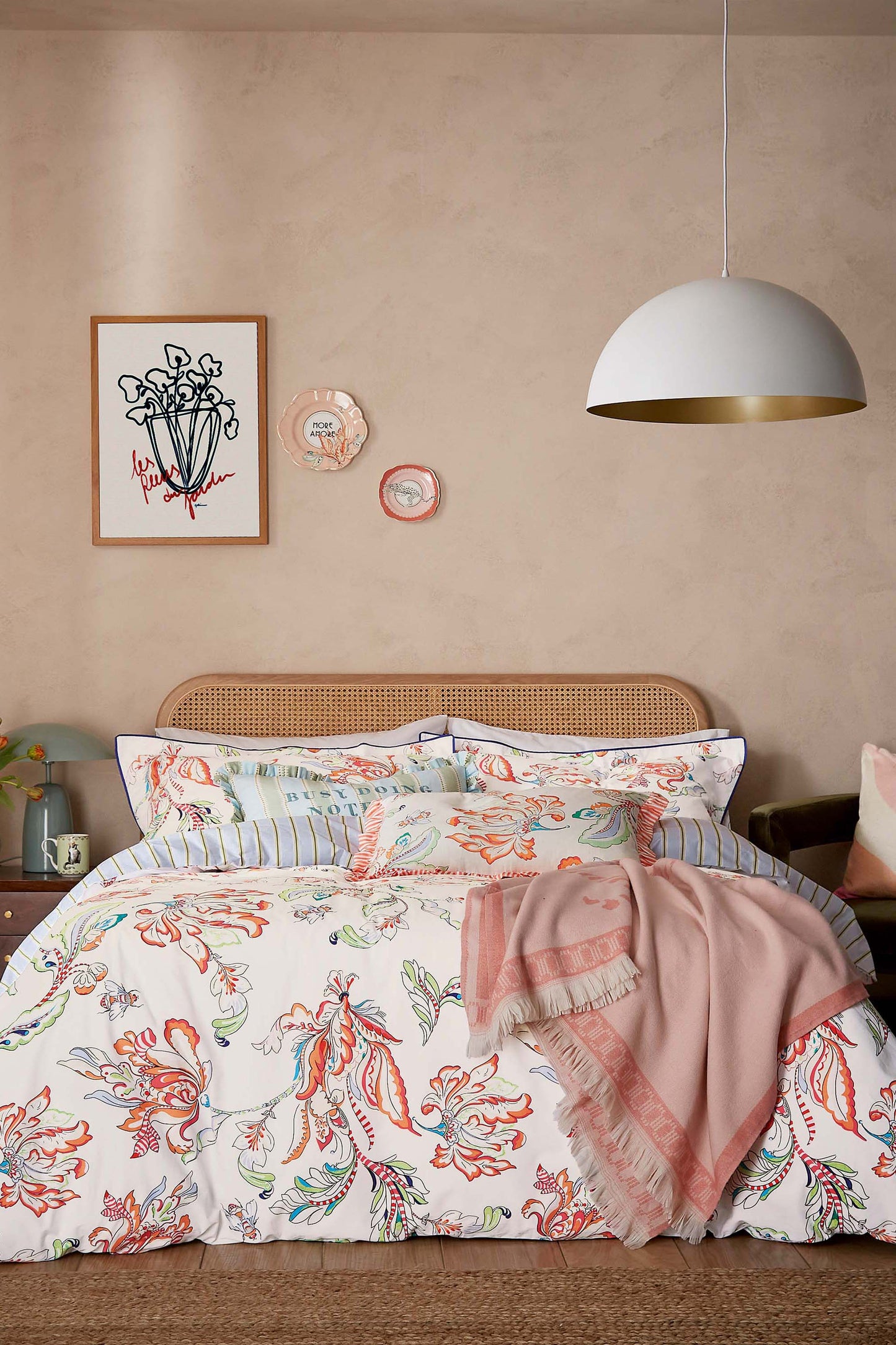 Yvonne Ellen Signature Floral Oxford Pillowcase Pair