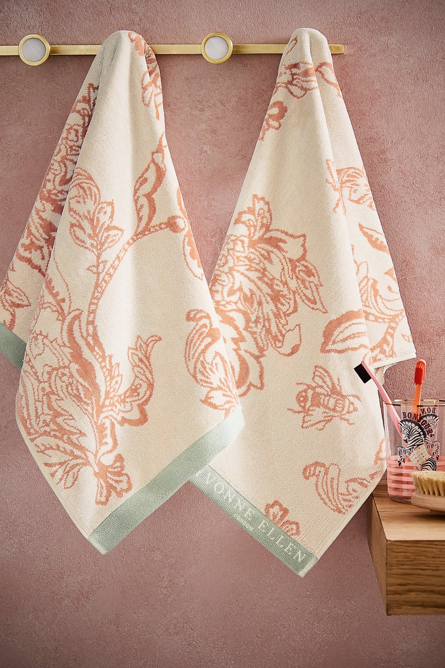 Yvonne Ellen Signature Floral Towel