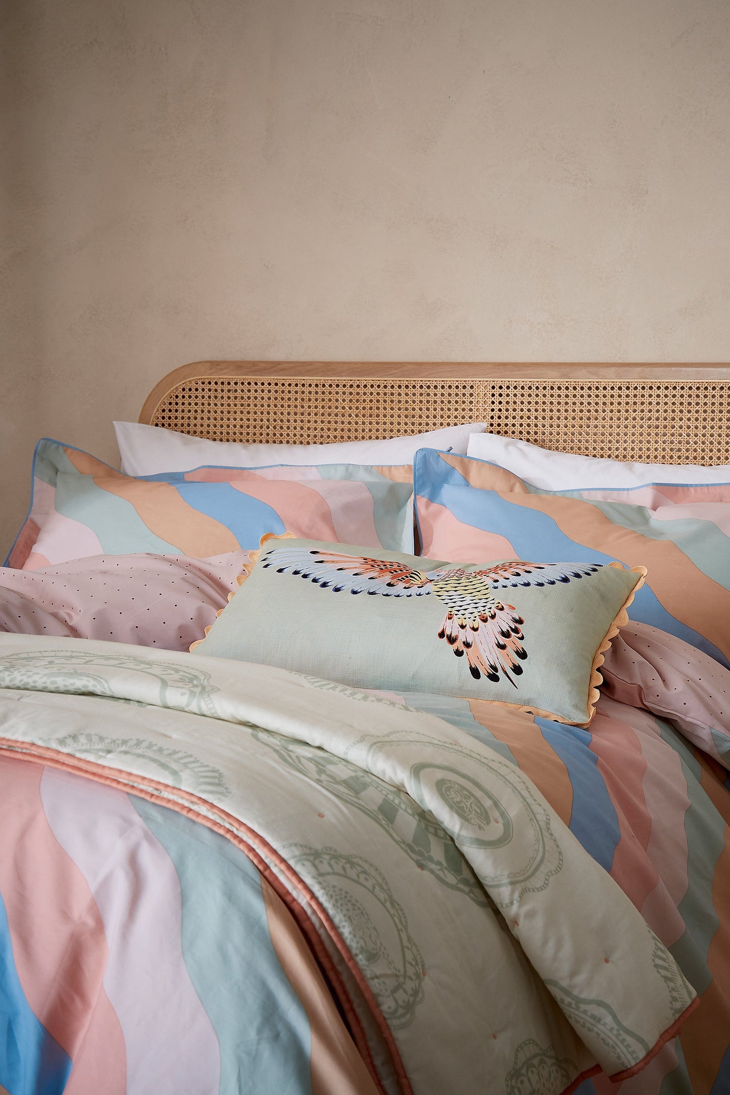Yvonne Ellen Signature Stripe Oxford Pillowcase Pair