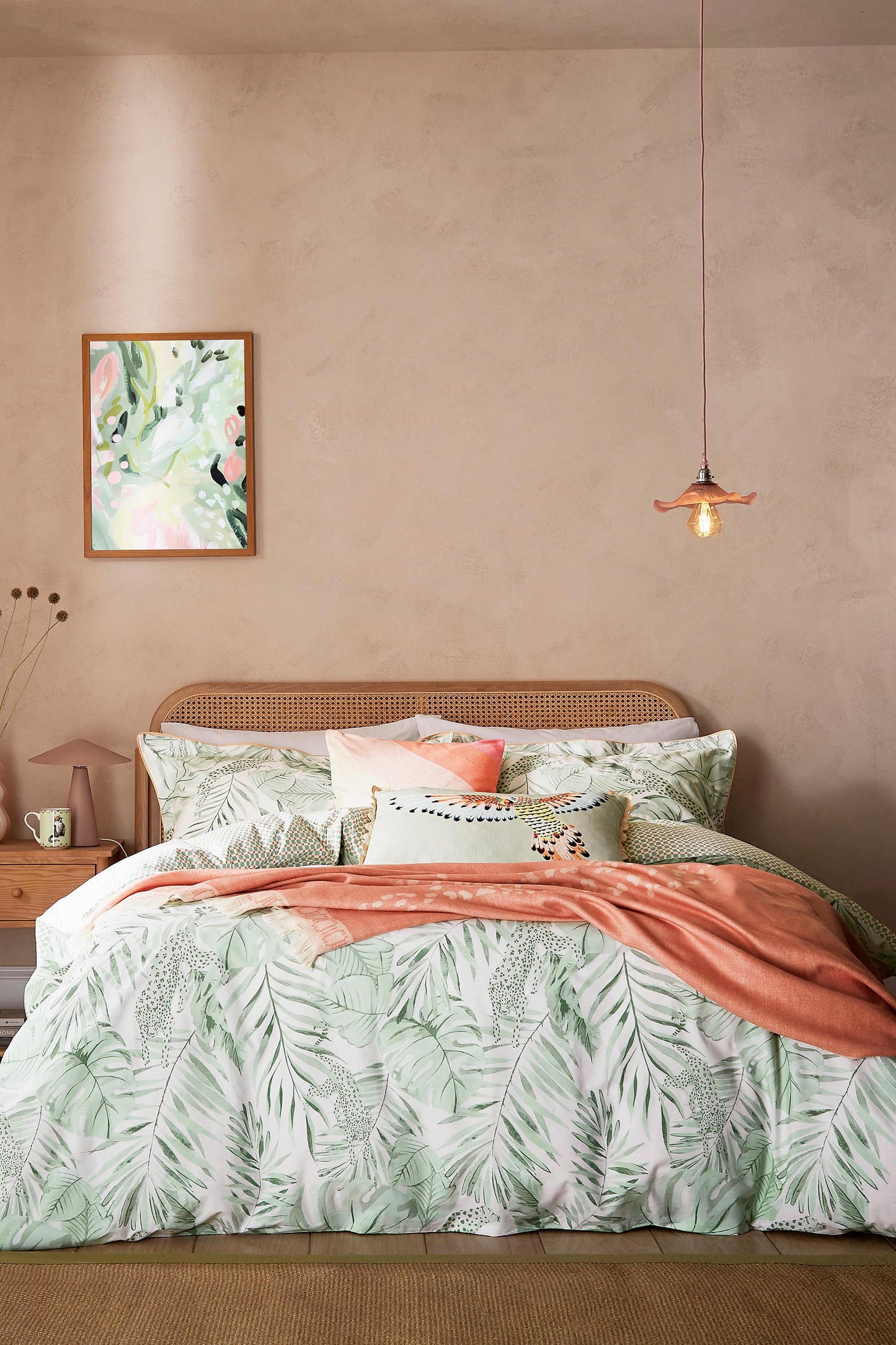 Yvonne Ellen Tropical Safari Oxford Pillowcase Pair