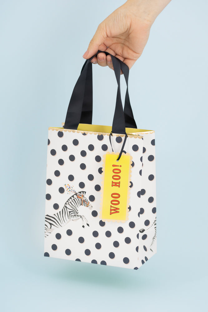 Yvonne Ellen Zebra WOOHOO Gift Bag (Small)