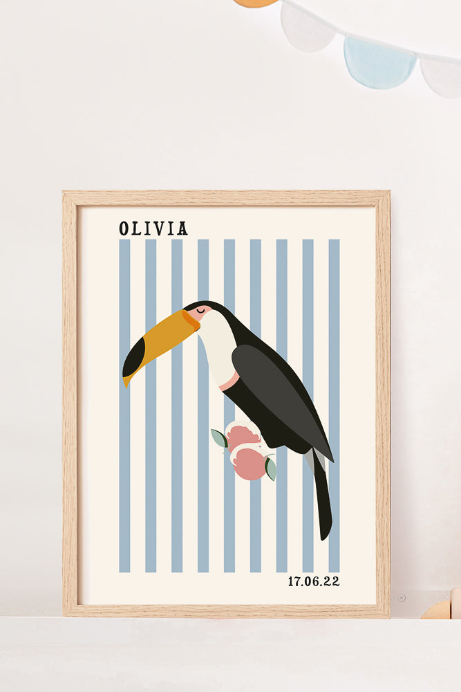 Yvonne Ellen Mini Kid's Toucan Wall Print